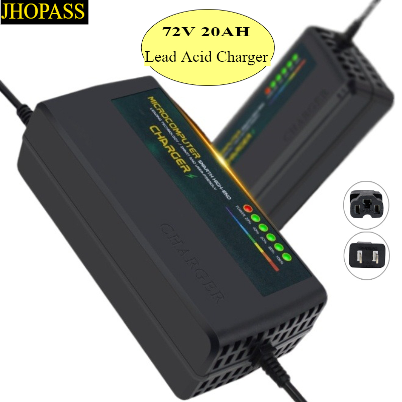 84V 20A Smart Charger - 72V 20AH Smart 6LED Display AGM