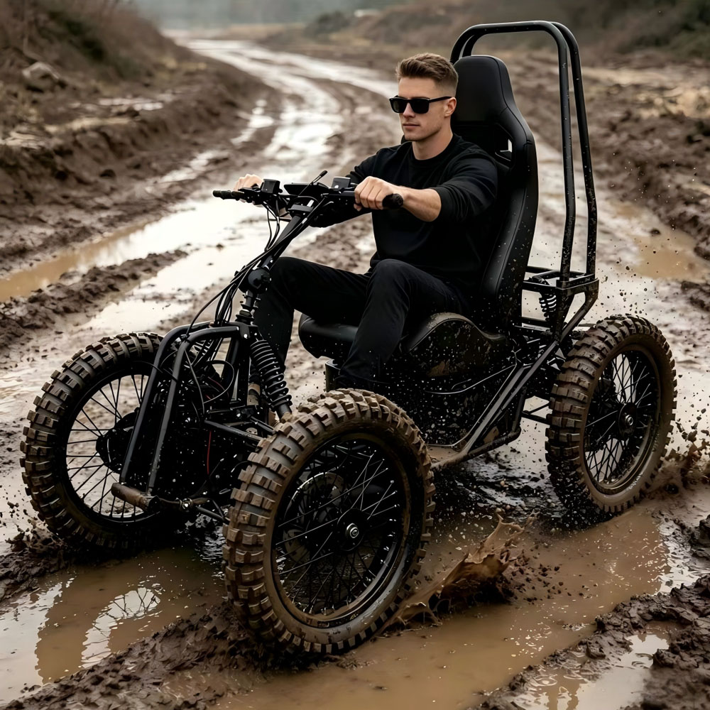 4WD Electric Off-Road Scooter  - 60V 50Ah Electric Scooter Battery review and price